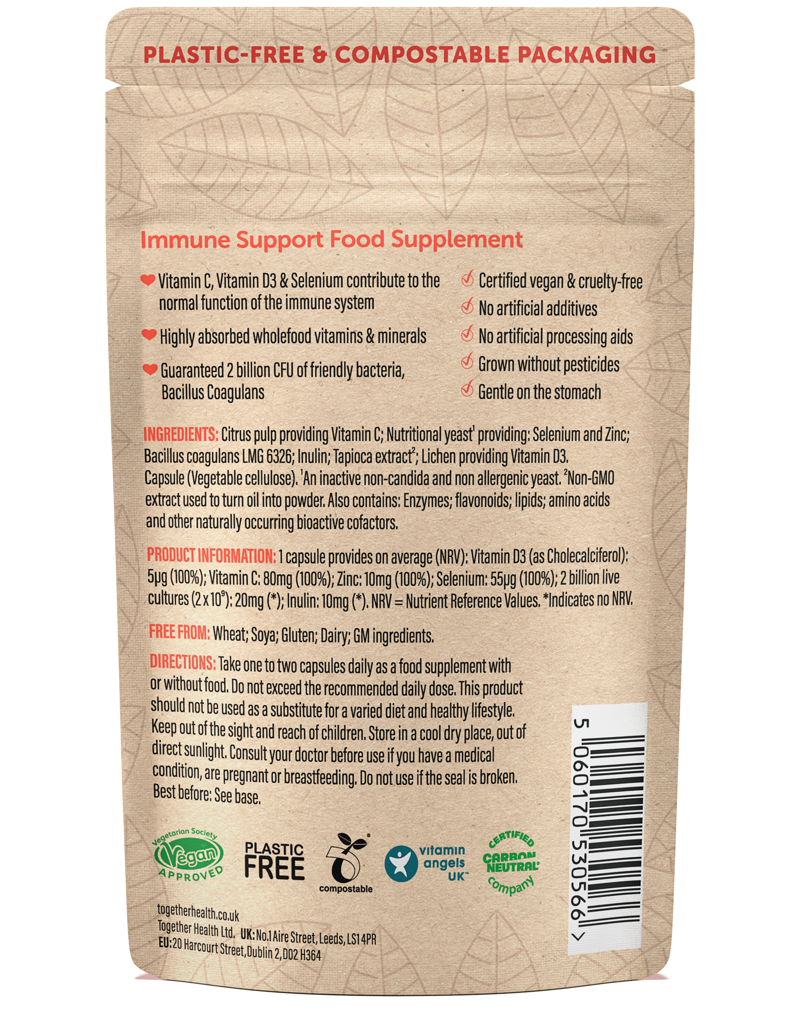 Together Health – wholesale Oral supplement/vitamin – Immune – Vitamins for Immune System – 30 Capsules1