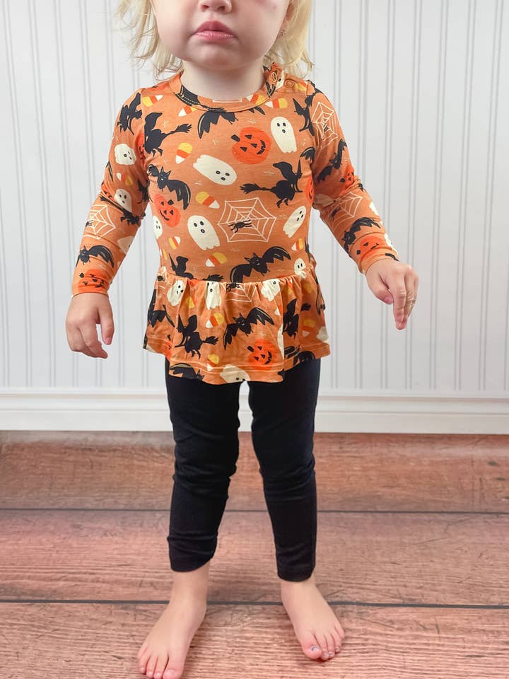 Spooky Season Peplum Set for wholesale by Ellie K’s Closet Co.