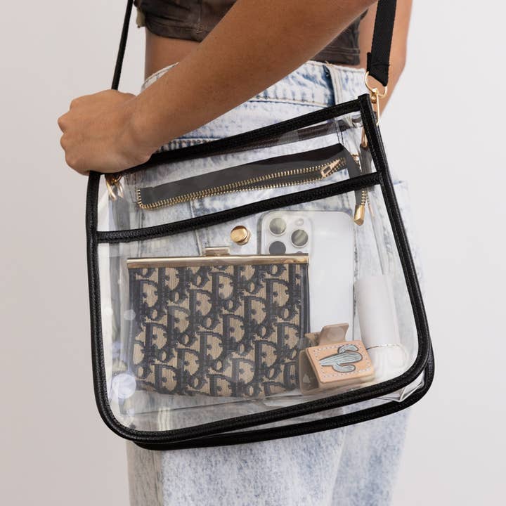 Leto Accessories – Großhandel Umhängetasche - Damen – Modische durchsichtige Messenger-Tasche 🏟️ — Perfekt für Konzerte4