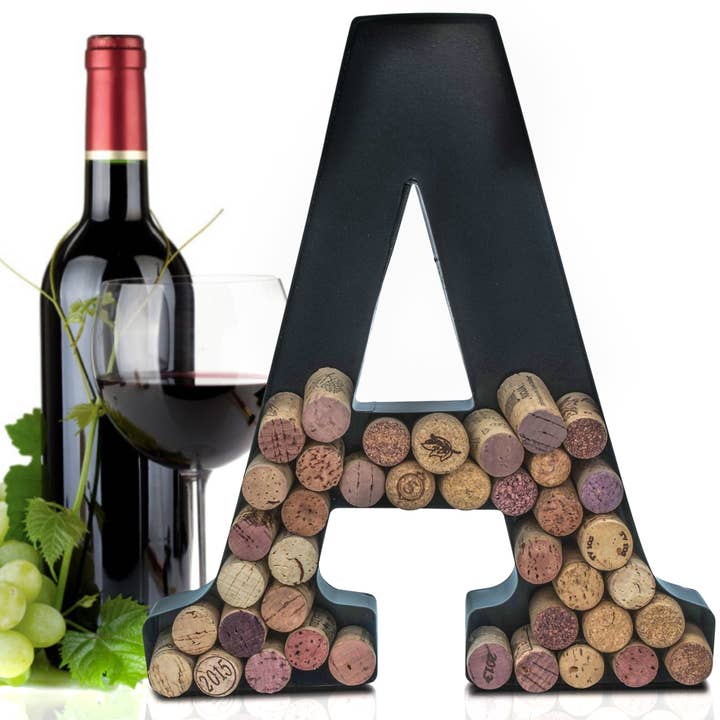 Made Easy Kit Metal Letter Wine Cork Holder w/Wall Mount Kit and other Purchase Wholesale personalized wine stoppers. Free Returns & Net 60 Terms on Faire trending on Faire.