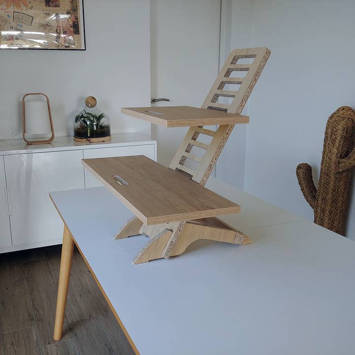 HARRY - Riciclato al 100%! | Postazione di lavoro sit-stand per la vendita all'ingrosso da parte di MAKIBA