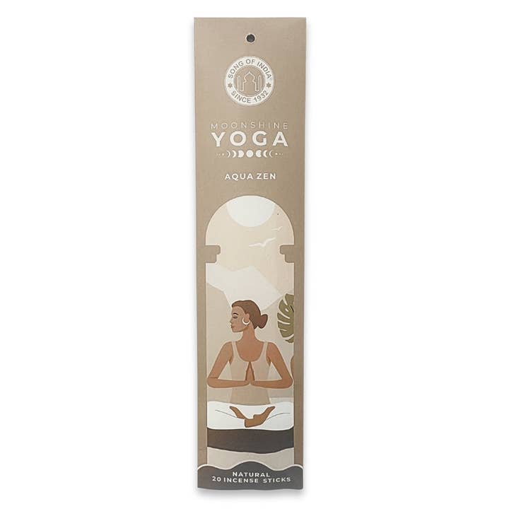 Encens "Moonshine Yoga - Aqua Zen" - Naturel - 20 pcs. pour la vente par Naturelei
