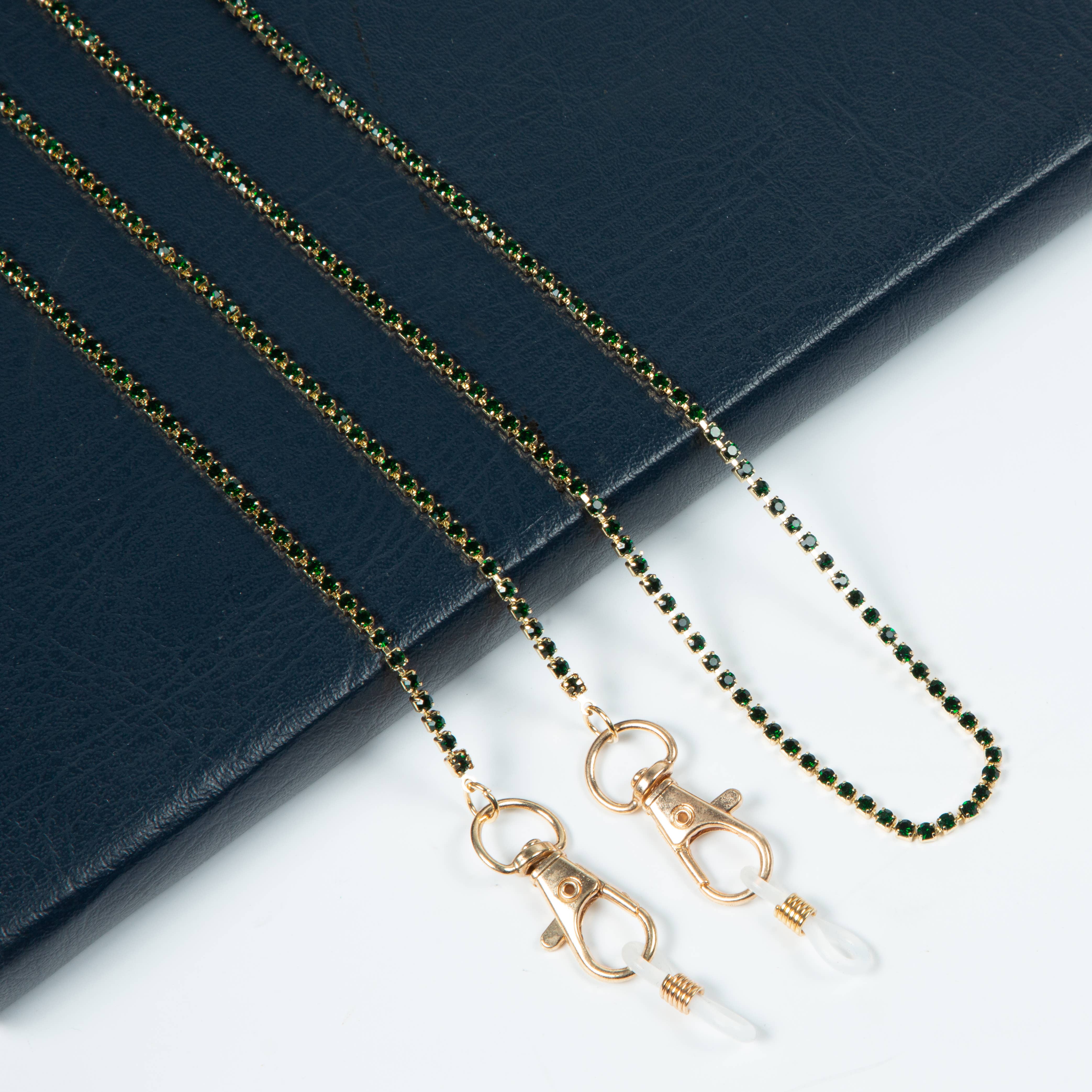 Ole - Wholesale Hoesjes voor (zonne)brillen - Dames - Brillenhouder met Strass N253815