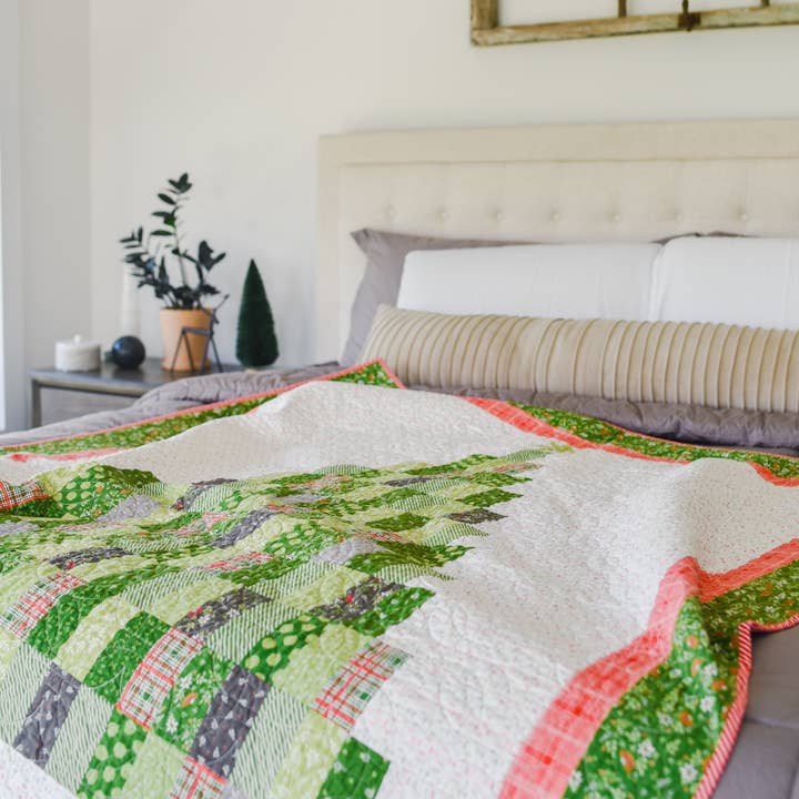 Wild Plum Lane - Wholesale Craft Sewing Kit - Let Christmas Begin Quilt Pattern - Printed5