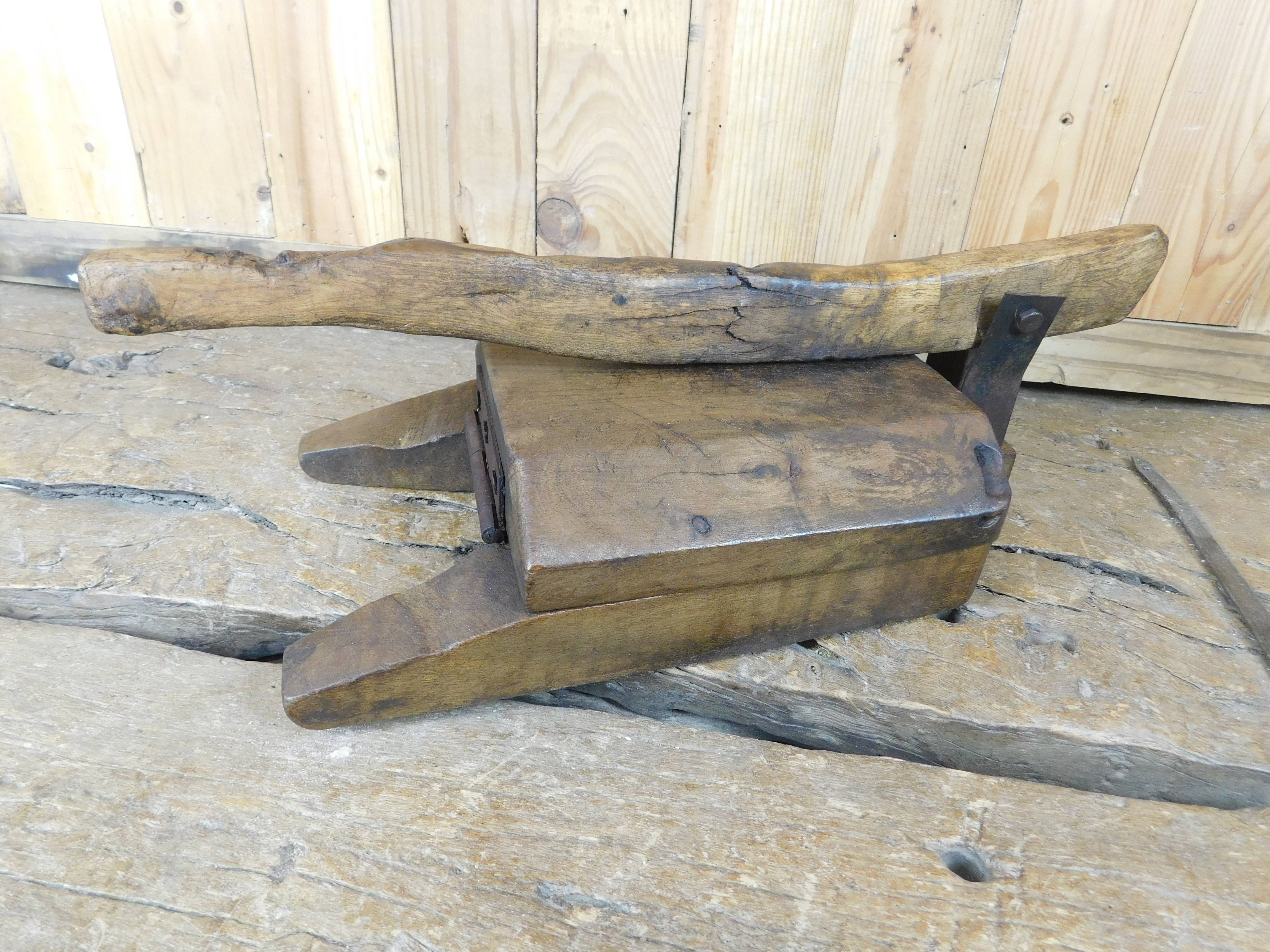 My Amigos Imports - Wholesale Kitchen Tool/Gadget - Antique Mesquite Tortilla Press-#34-ER-Original-Wood-Vintage2