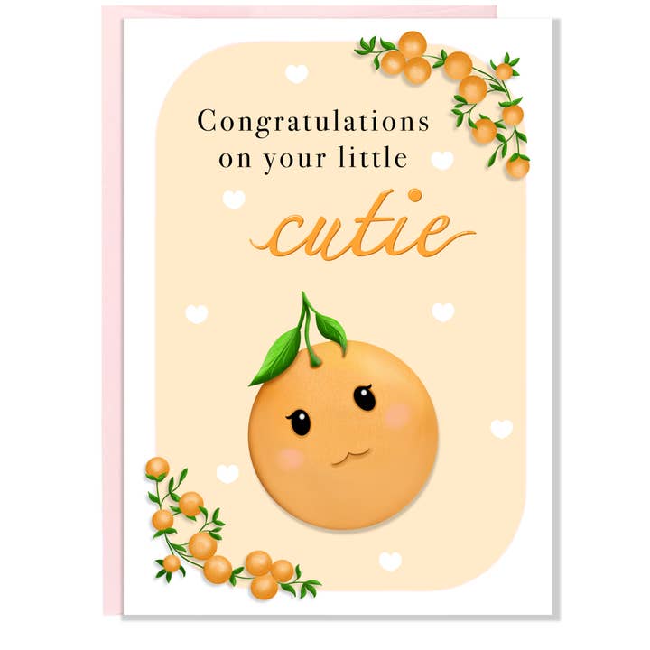 Congratulations on your little Cutie Card for wholesale by Tabs Art Shop