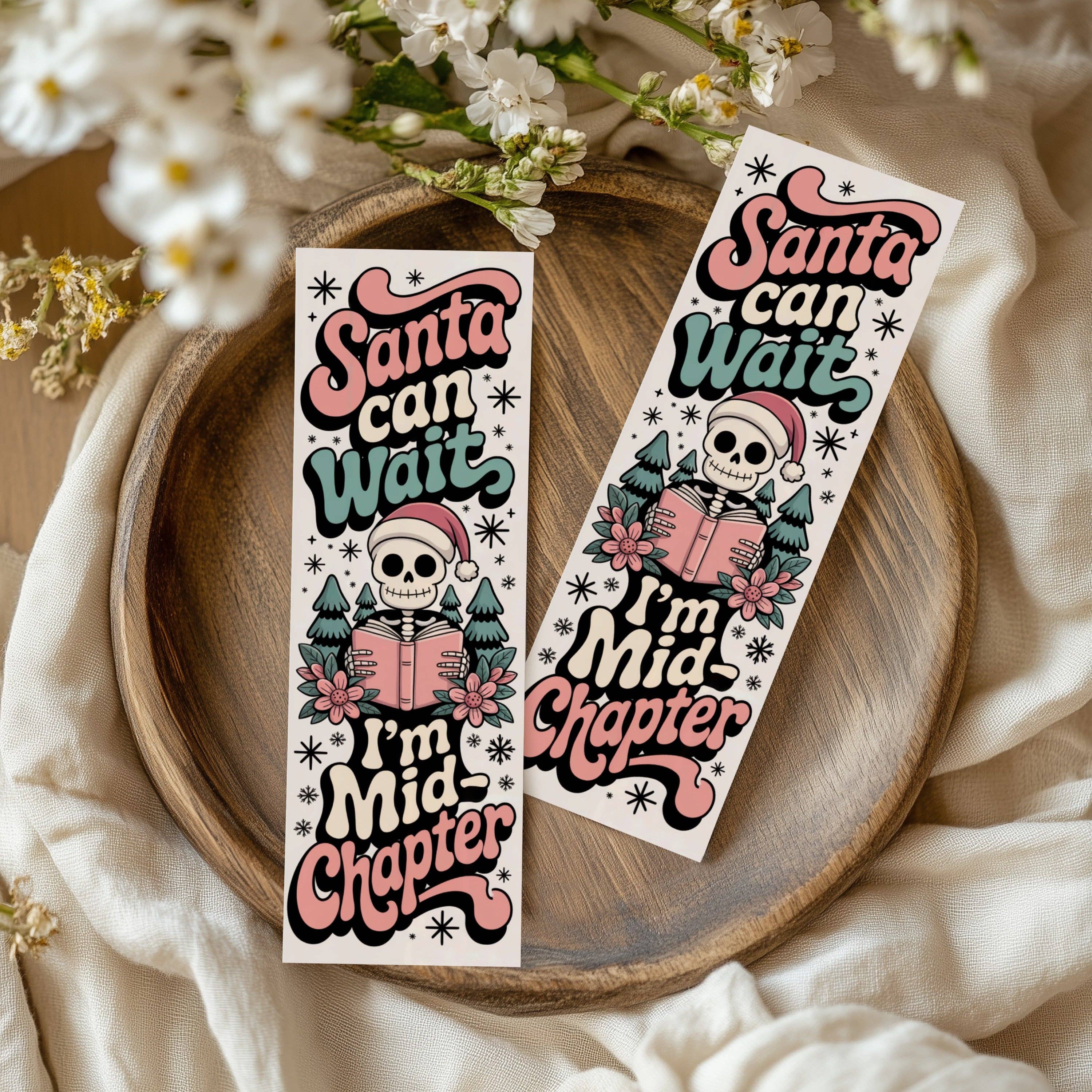 Auburn Row Design - Wholesale Bladwijzer - Gezellige Kerstmis Pastel Boekenleggers3