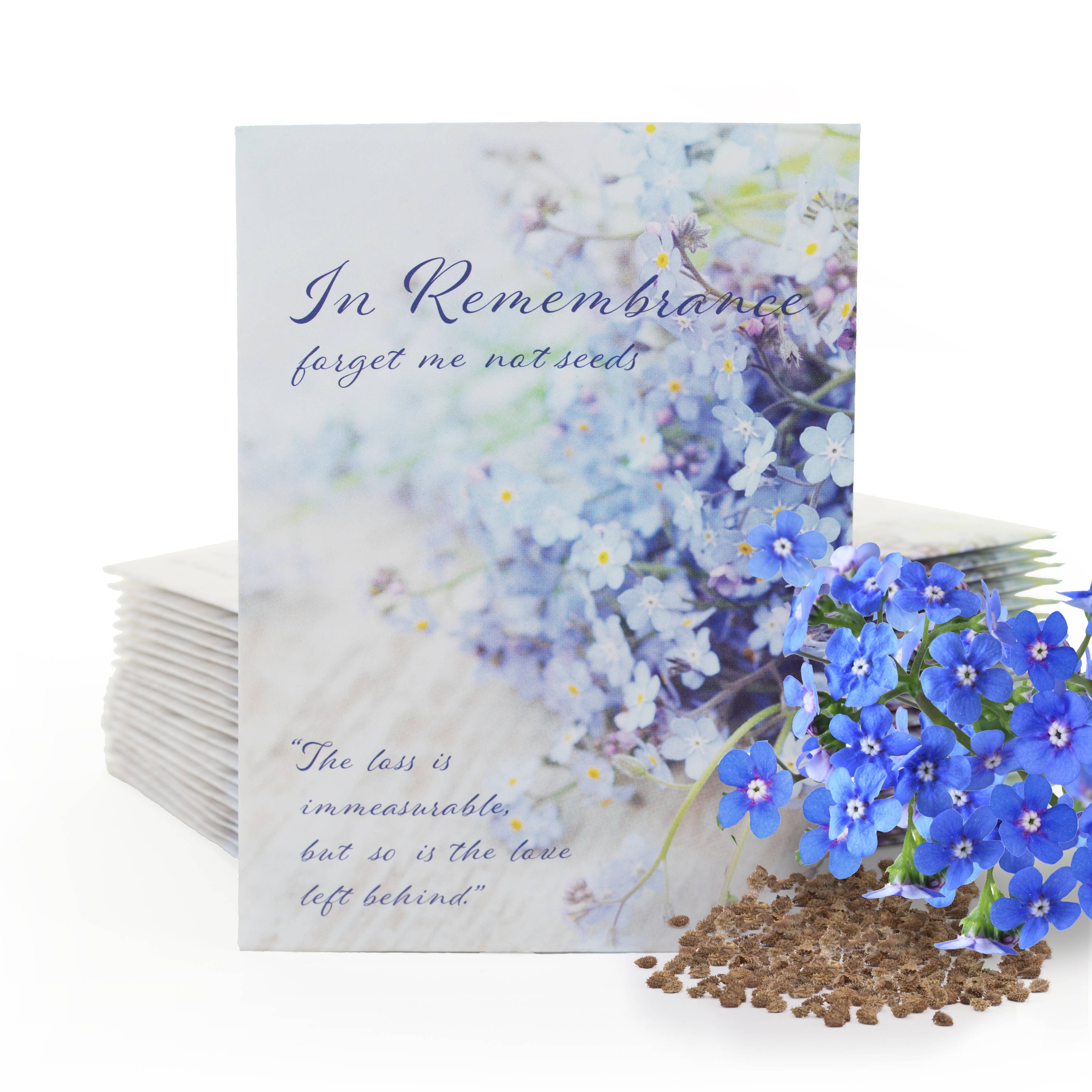 Bentley Seed Co. - Wholesale Plant Seeds - In Remembrance Love Left Behind Forget Me Not Seed Packets1