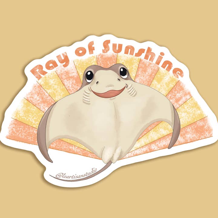 Ray of Sunshine Stingray Sticker and other Purchase Wholesale ray of sunshine. Free Returns & Net 60 Terms on Faire trending on Faire.