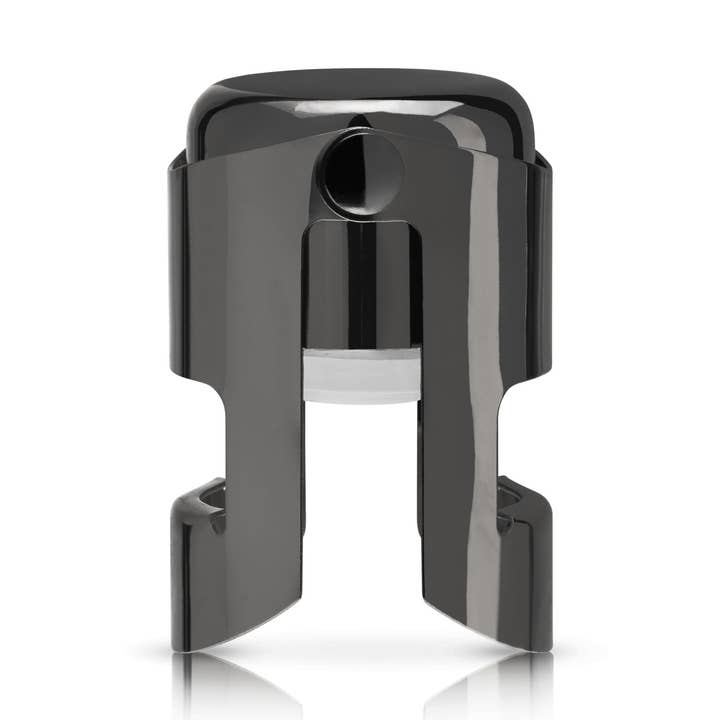 Warren™ Black Gunmetal Plated Champagne Stopper for wholesale by Viski