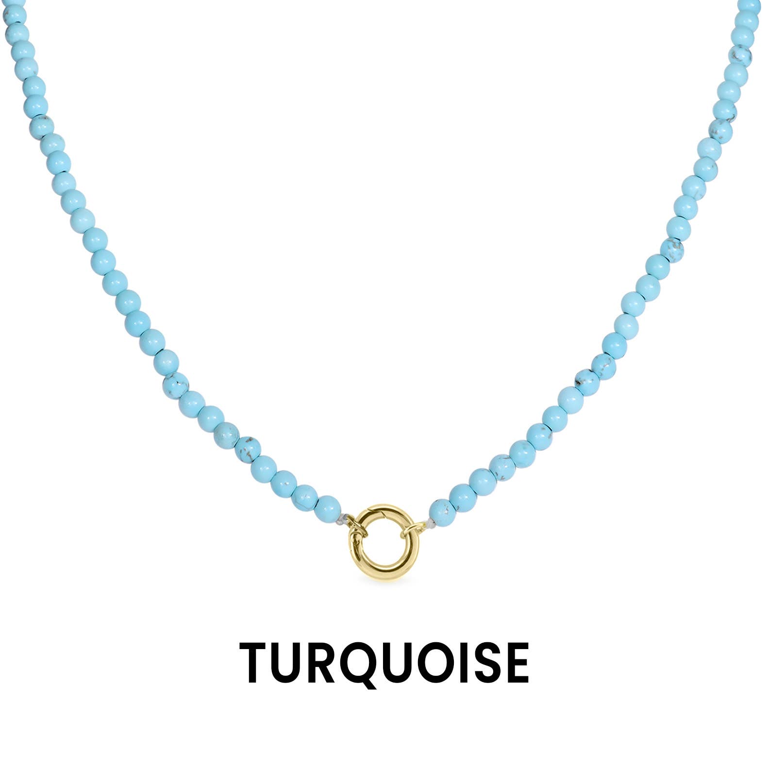 WJW - Wholesale Pendant/Charm Necklace - Semi Precious Natural Stone Charm Keeper Necklace4