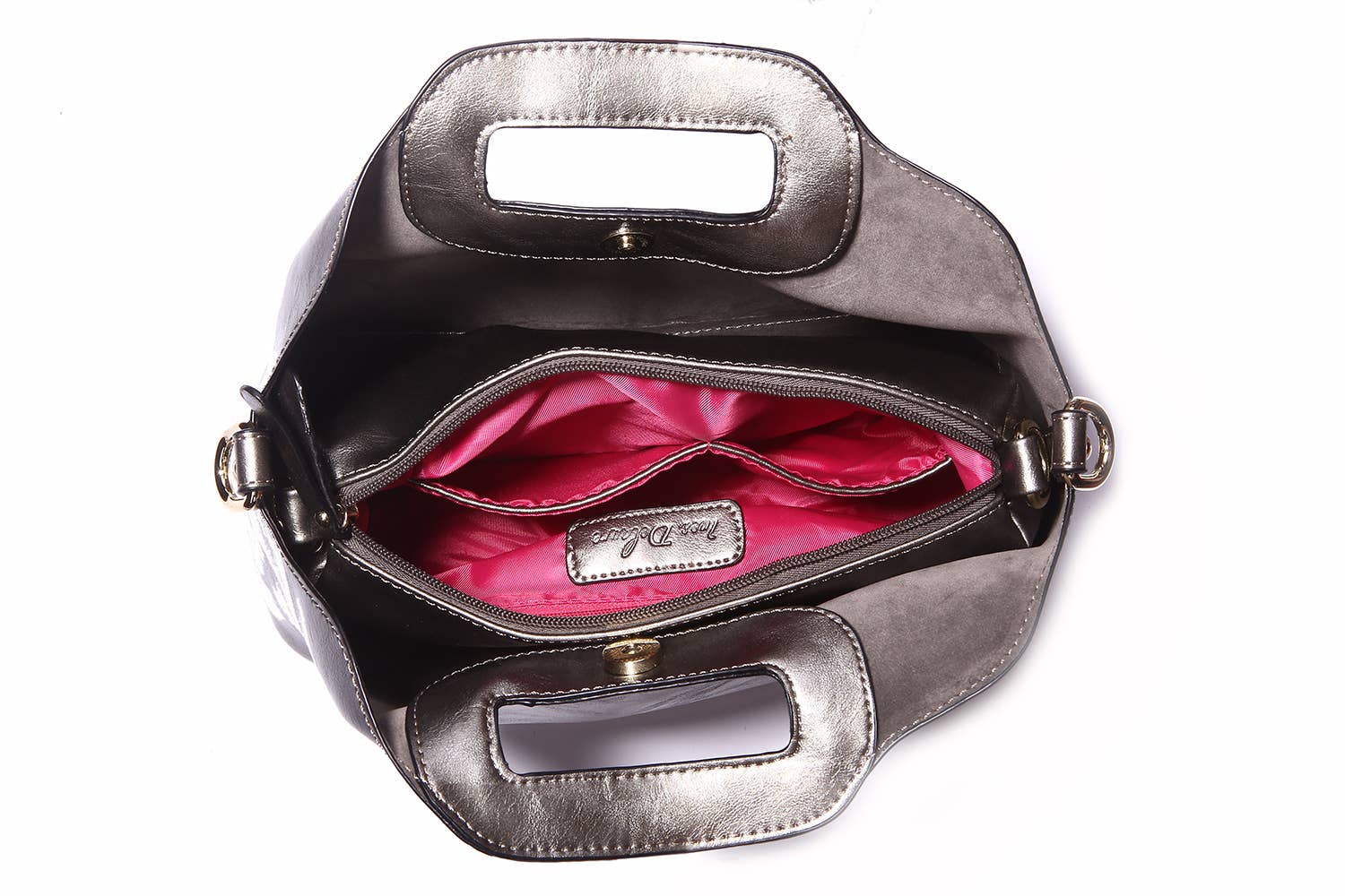 INES DELAURE – wholesale Top handle bag – women's – “Two in one” handbag37