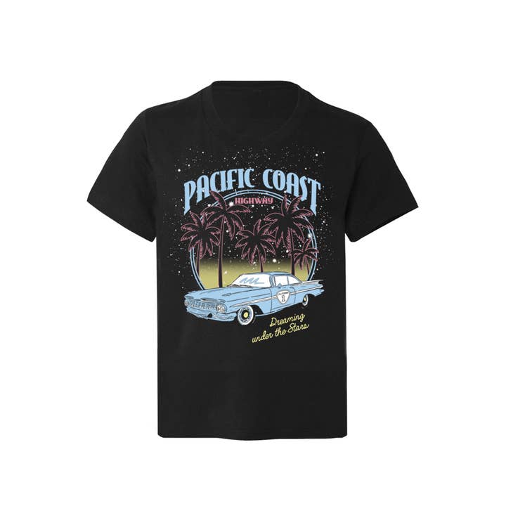 Port 213 - Wholesale Screen Printed T-Shirt - Kids - Kids Pacific Coast T-shirt-Girls Boys