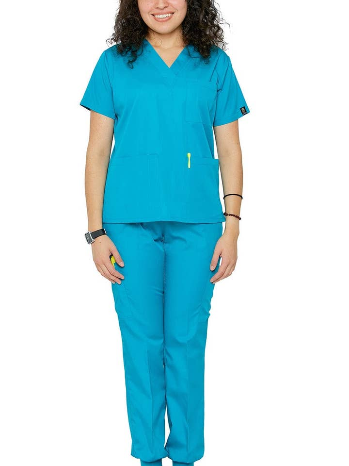 Dress A Med - Wholesale Healthcare Uniform - Women's - Women's Classic 8 Pocket Jogger Uniforms - Style 103-JR