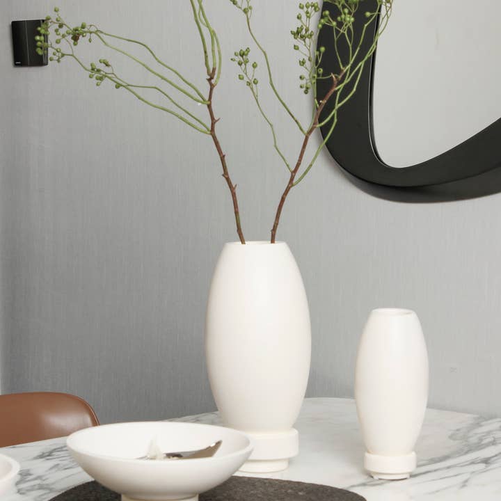 Element Accessories EU - Wholesale Decorative Plate/Dish/Bowl - Innovative Micro Cement Decorative Bowl, White