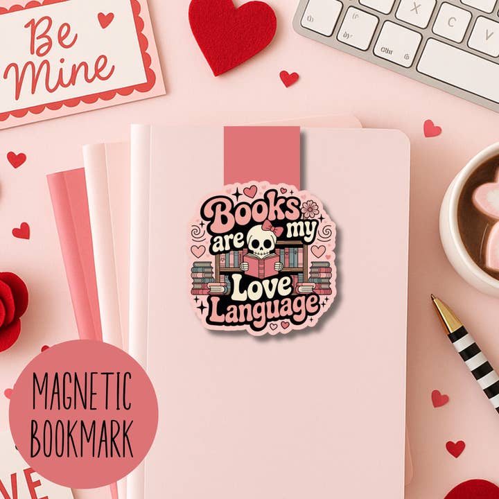 Books Are My Love Language Magnetic Bookmark for wholesale by Auburn Row Design
