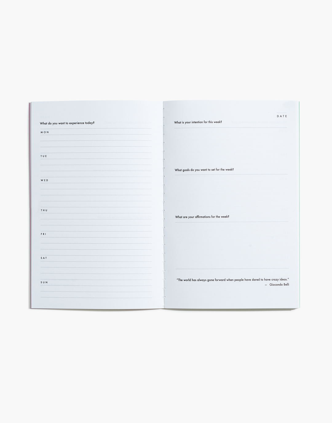 Ser Paraíso - Wholesale Journal/Diary - Feel Good Intention Journal. English Edition1