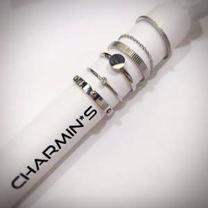 Charmin's Ringen - Wholesale Band/Stacked Ring - R322 Ring Steel 'Screw'2