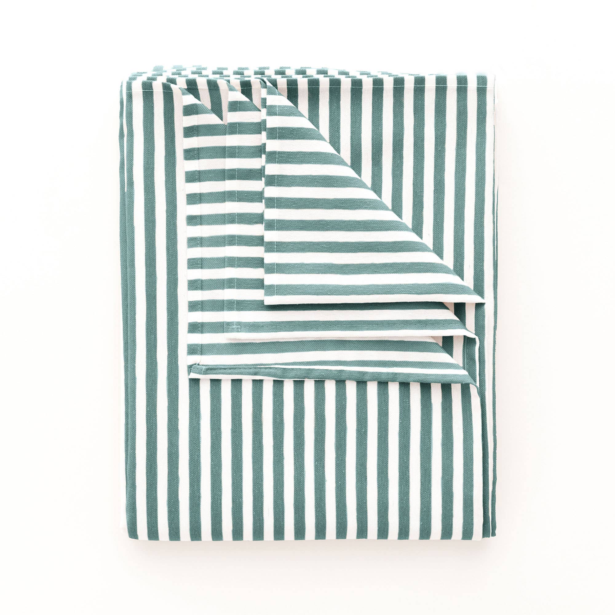 GAMUSI - Vente Nappes - Nappe anti-taches coton toucher tissu rayures ARENZA4