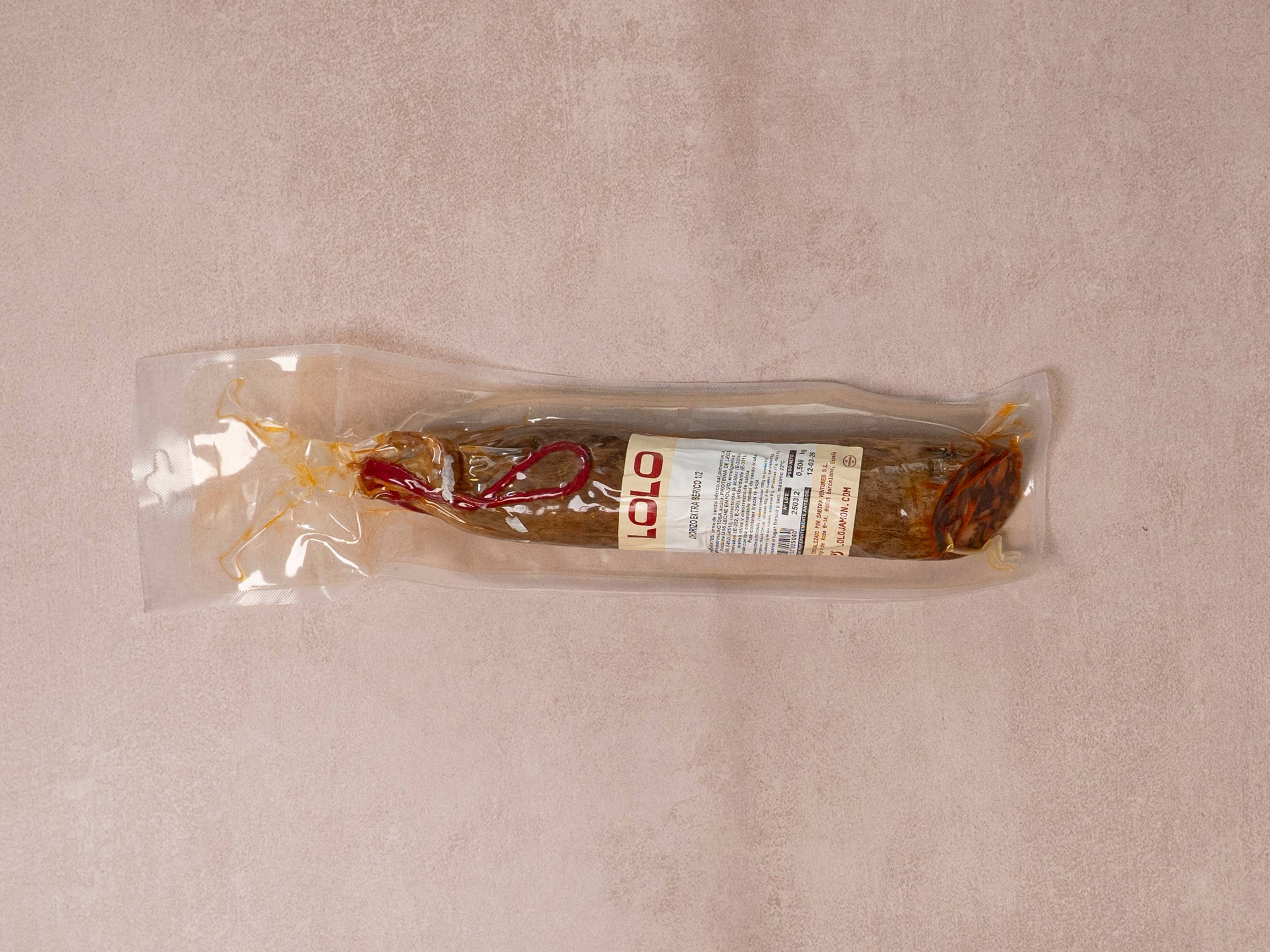 LOLO - Wholesale Sausage - Ibérico Chorizo de Cebo de Campo - Half Piece