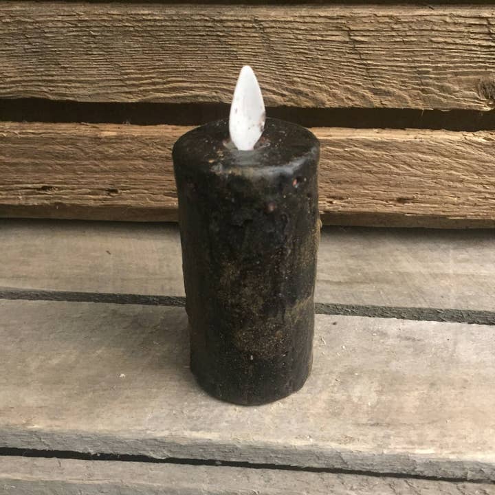 Raggedy Junction - Wholesale Flameless Candle - 1.5x4" Primitive Moving Flame Votive Candle With Timer2