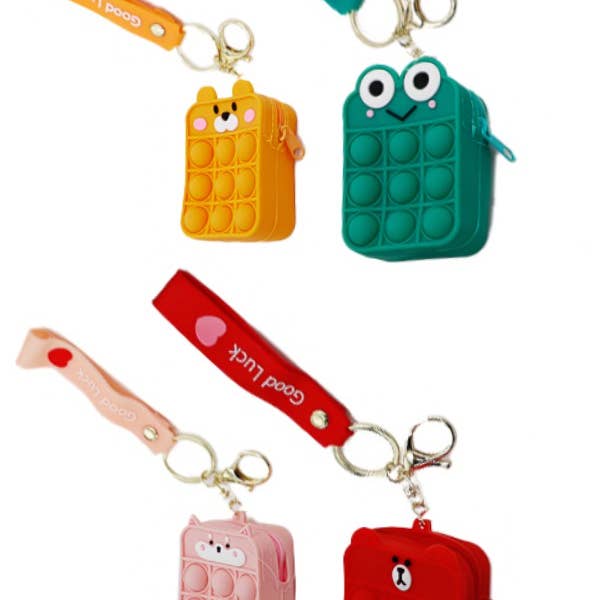 Cap Zone - Wholesale Fidget Toy - Kids - Silicone Bubble Push Pop Sensory Coin Bag3