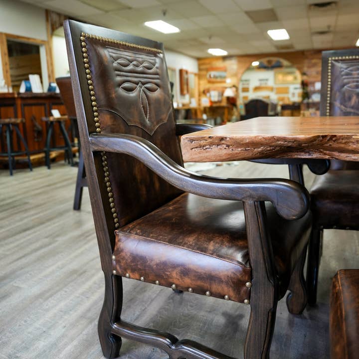 Tin Roof Kitchen & Home - Wholesale Chair - Tobacco Leather Dining Chairs2