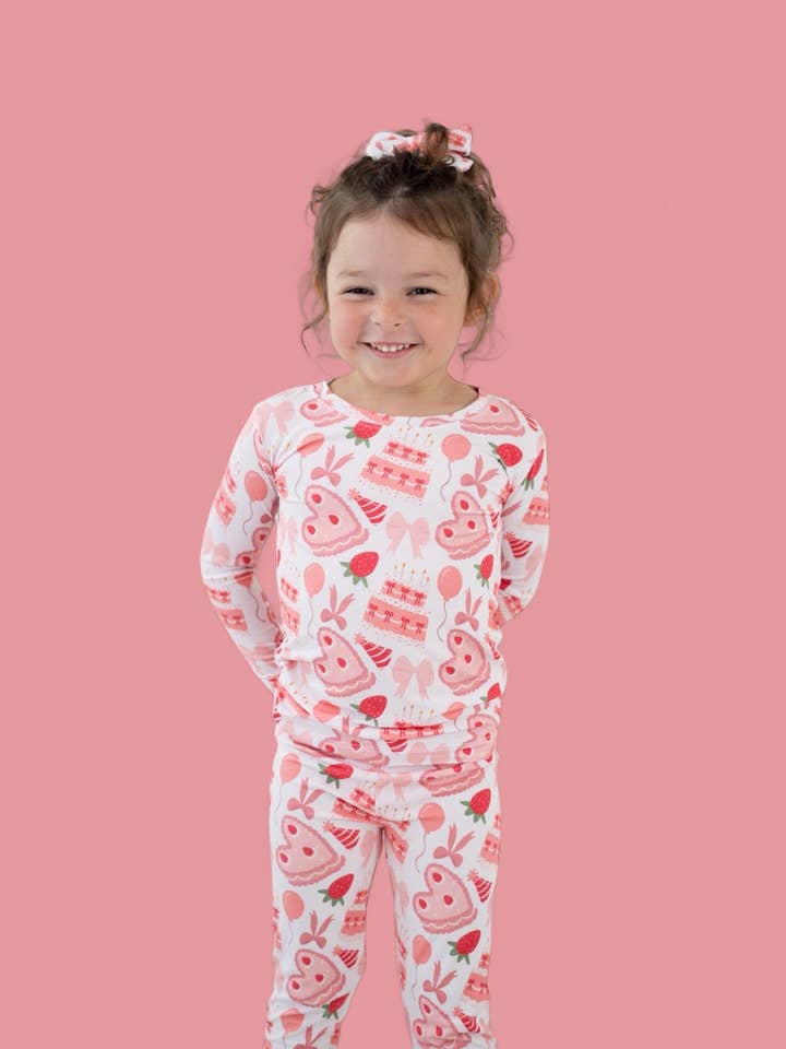 Dream Big Little Co. - Wholesale Sleepwear Set - Kids - BERRY SWEET BIRTHDAY DREAM SET9