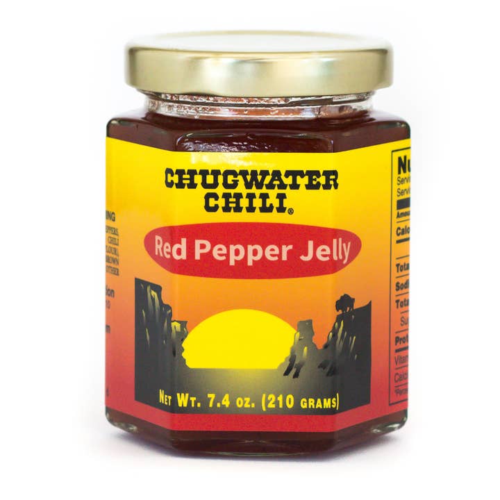 7.4 oz Chugwater Chili Red Pepper Jelly for wholesale by Chugwater Chili Corp