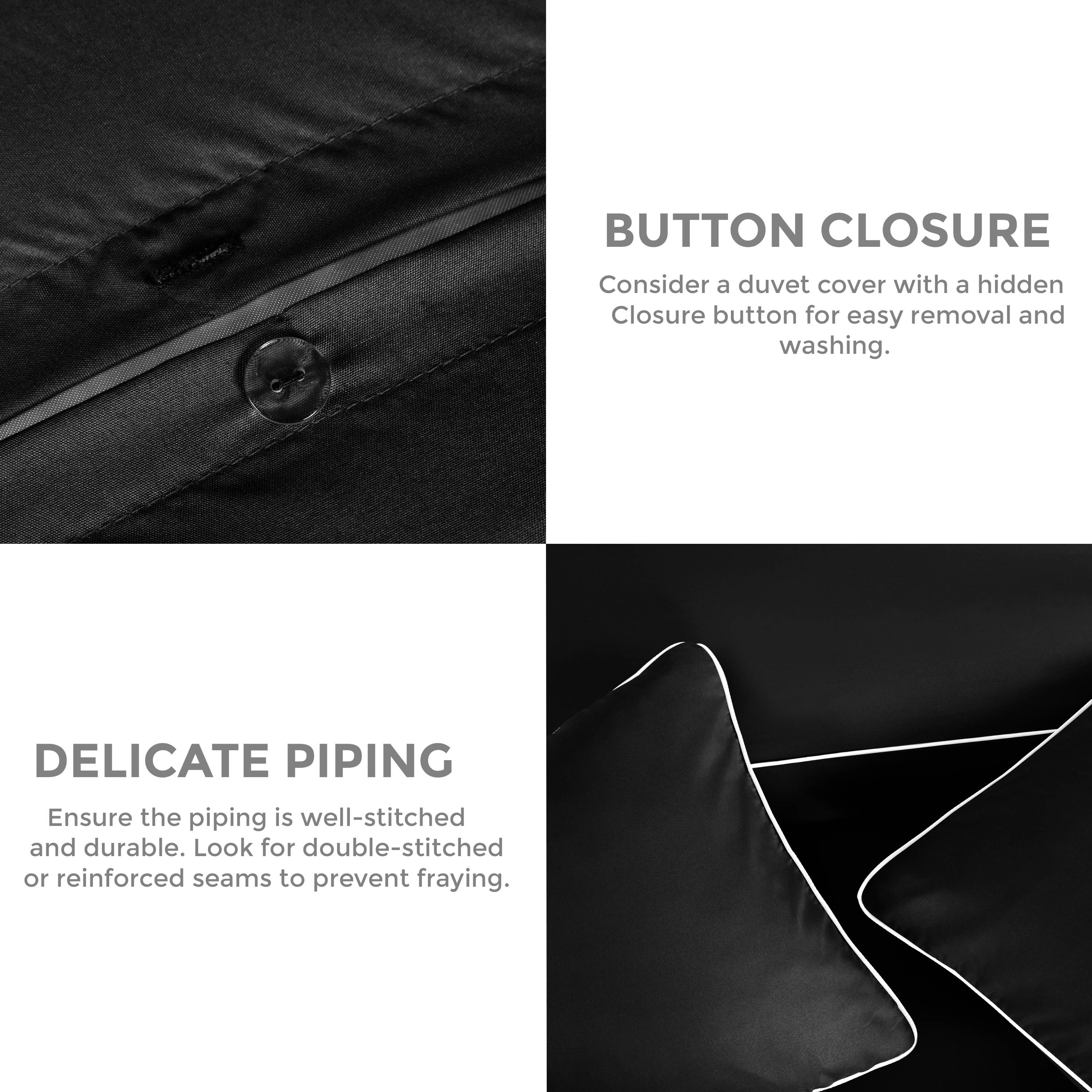 Cotton Passion – wholesale Bedding set – Duvet Cover Set Luxury Piping Ultra Soft Duvet Comforter Set4