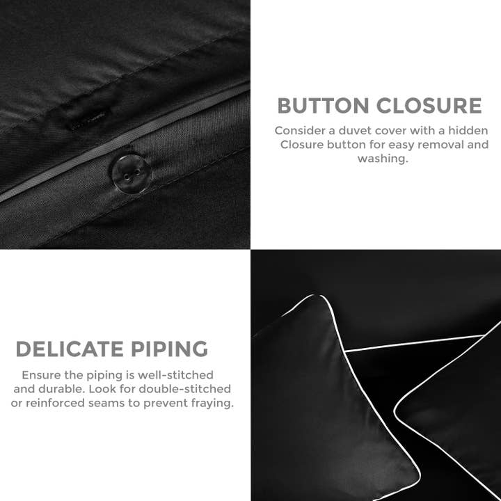 Cotton Passion – wholesale Bedding set – Duvet Cover Set Luxury Piping Ultra Soft Duvet Comforter Set4