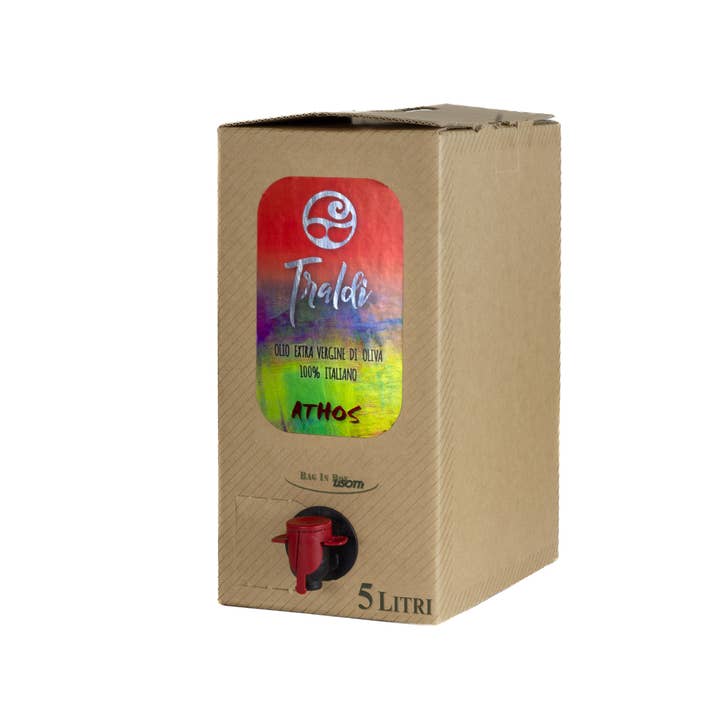 Olio Traldi di Boni Francesca - Wholesale Olive Oil - Athos Extra Virgin Olive Oil bag in box 5lt2
