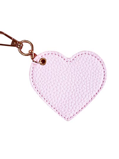 PORTE-CLÉS EN FORME DE CŒUR ROSE pour la vente par With Love Shop