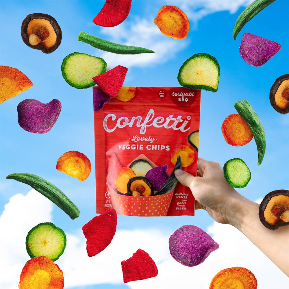 Confetti Snacks - Wholesale Chips - Lovely Vegetable Chips, Teriyaki BBQ4
