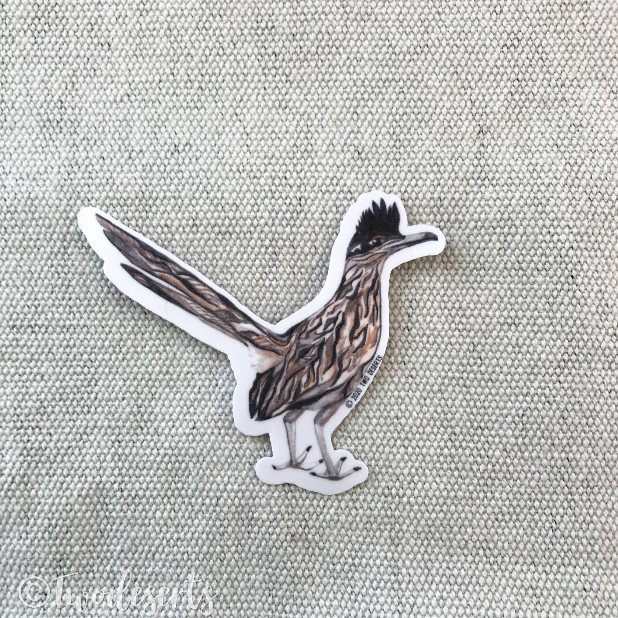 Two Deserts - Wholesale Sticker - Roadrunner Vinyl Sticker2