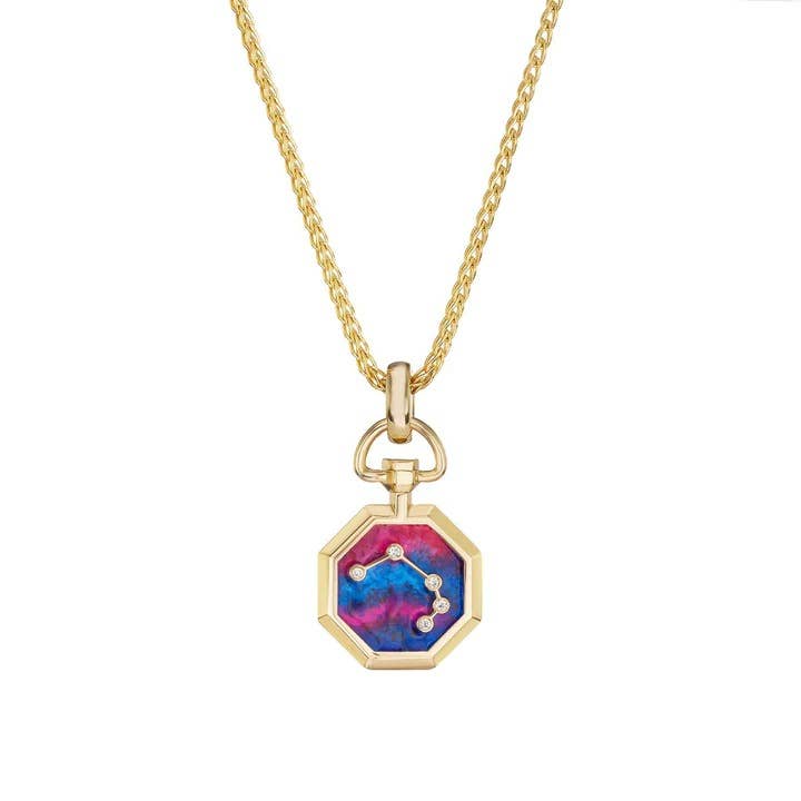 12 Horoskop Stjernetegn Stjernetegn Ottekant halskæde for engroshandel hos Fabula