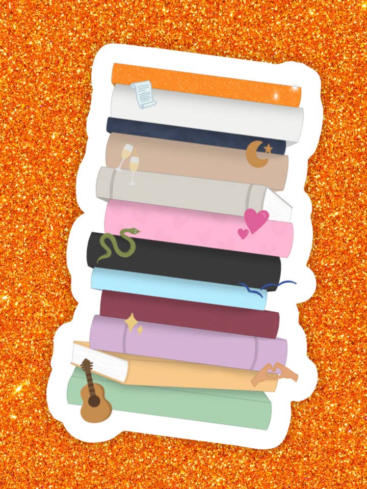 Autocollant Étagère à Livres Eras pour la vente par Becca Scott Design