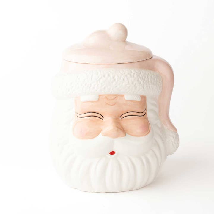8 Oak Lane – wholesale Biscuit jar – Pink Santa Cookie Jar2