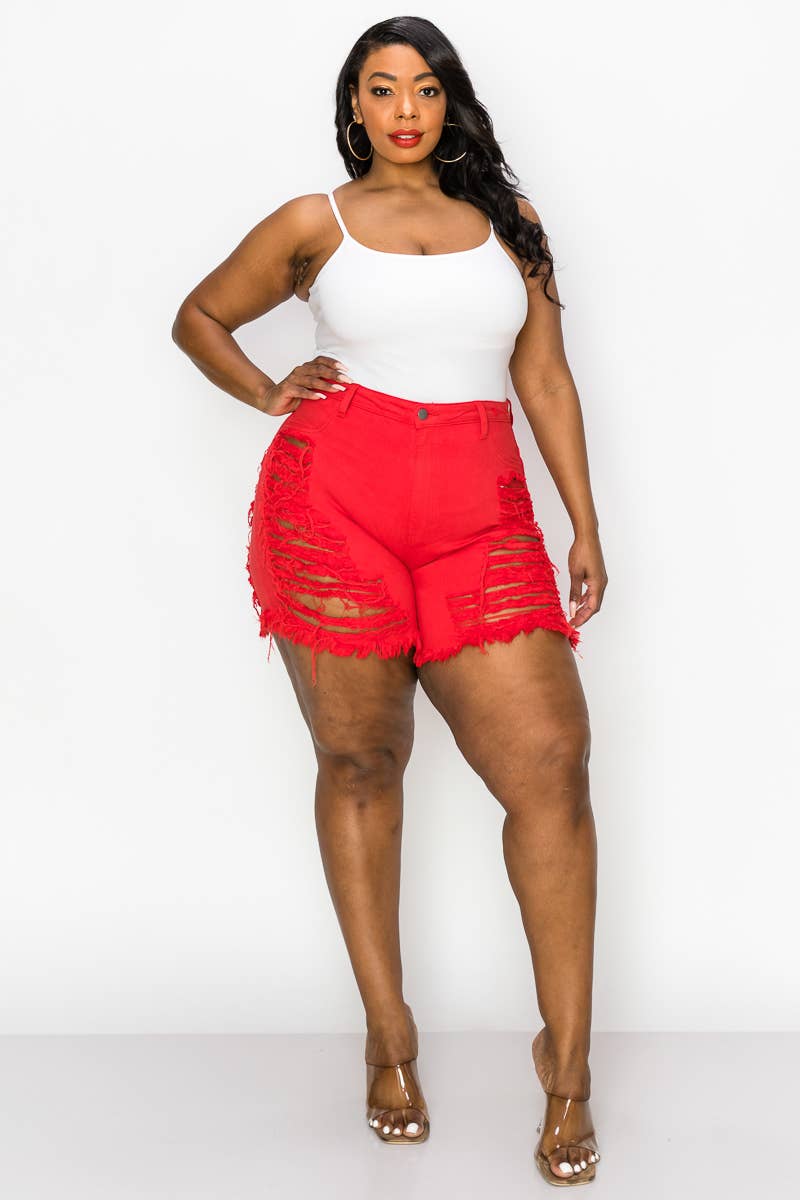 The Map Jeans - Wholesale Shorts - Women's - 8171P