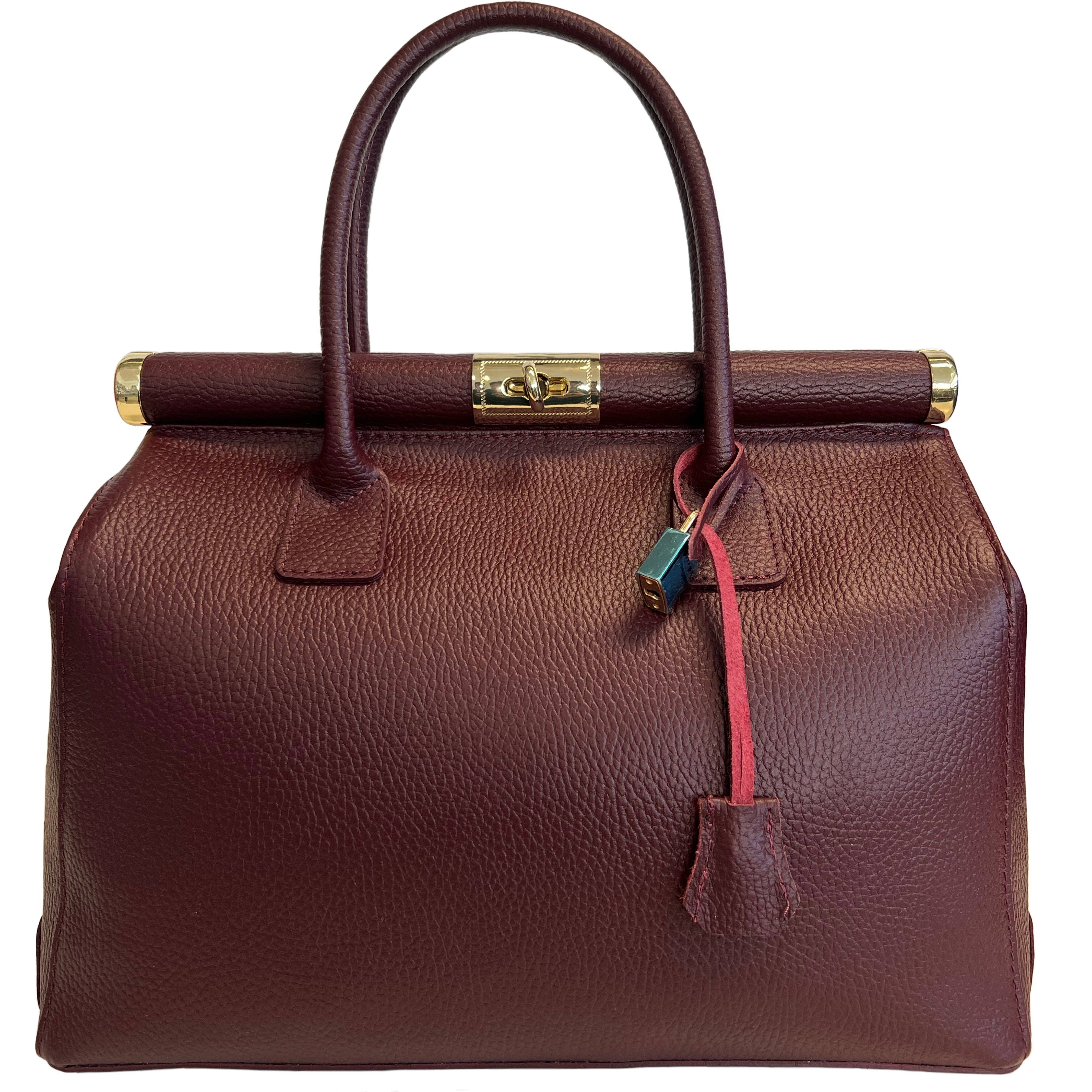 MODARNO - Vente Sac à main avec poignée sur le dessus – femme - Sac à main Modarno pour femme en cuir avec bandoulière6