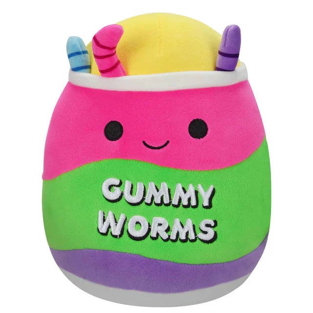 Authentic Street Signs - Wholesale Stuffed/Plush Toy - Kids & Baby - Squishmallow Plush Toy 5" Silver the Gummy Worms