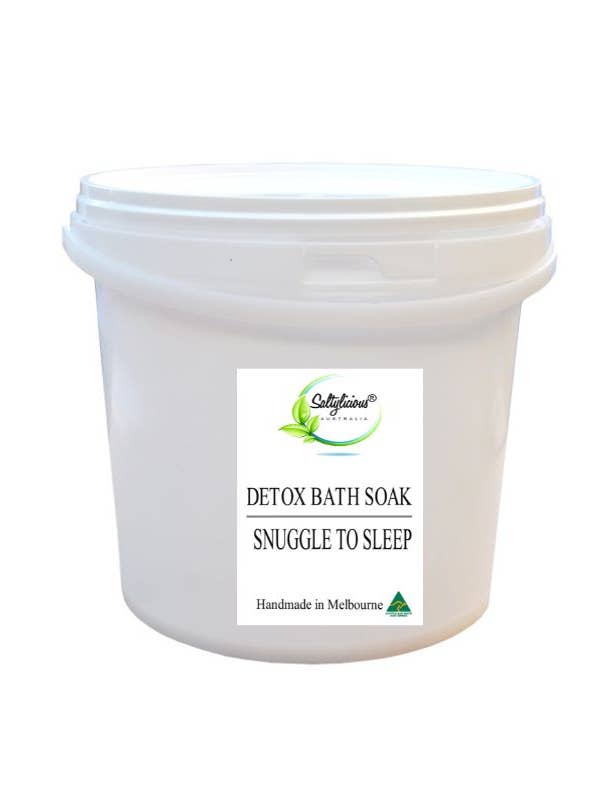 Snuggle to Sleep Premium Detox Bulk Bath & Foot Soaks for wholesale by Naturally Pure Aromas