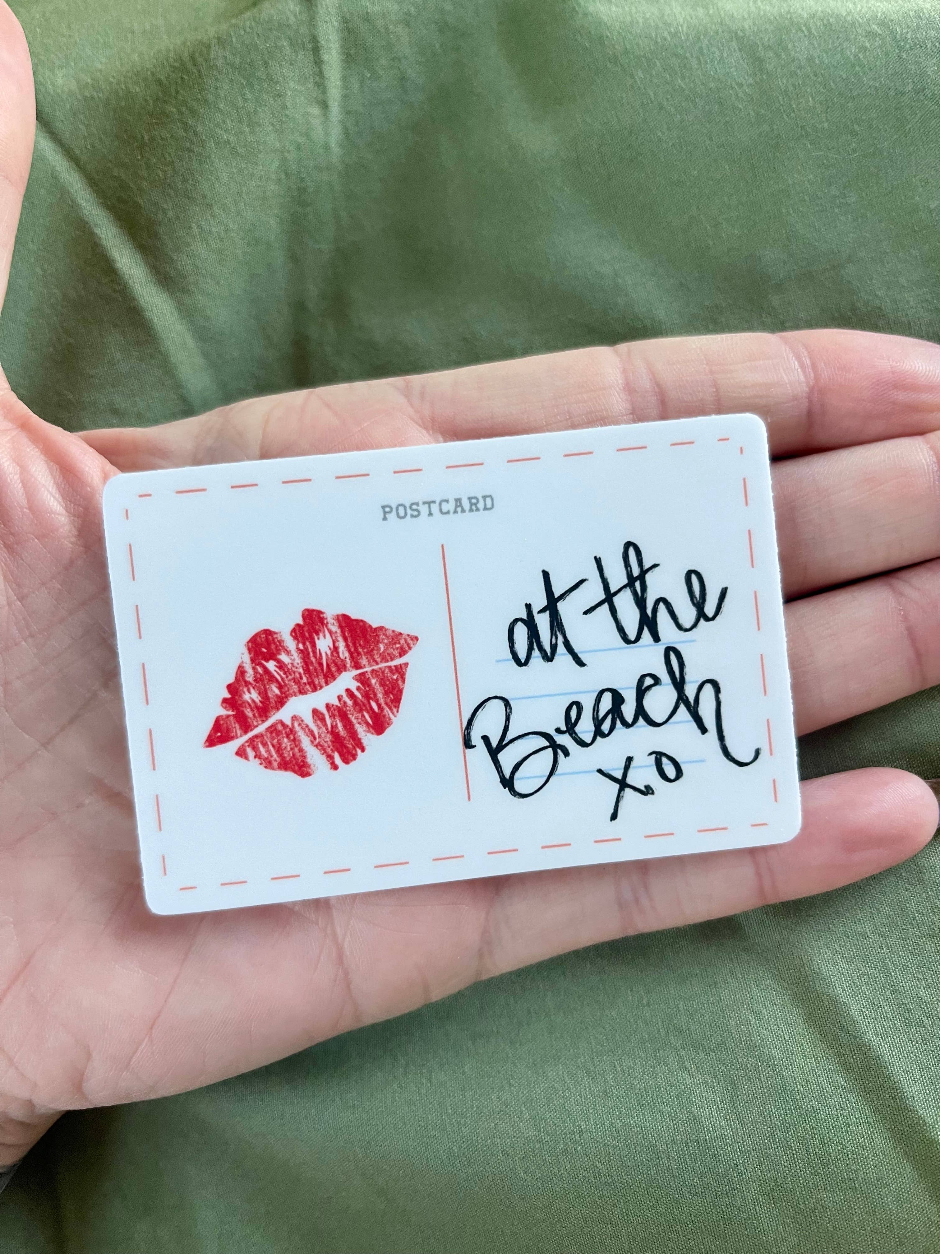 Stickers by Saylor - Wholesale Sticker - Beach Postcard Themed Coastal Vinyl Sticker XO1