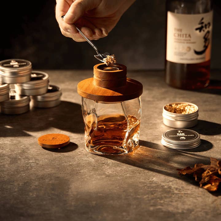 TsukiGlass - Wholesale Cocktail Shaker - Tsuki Smoker Kit For Whisky & Cocktails5
