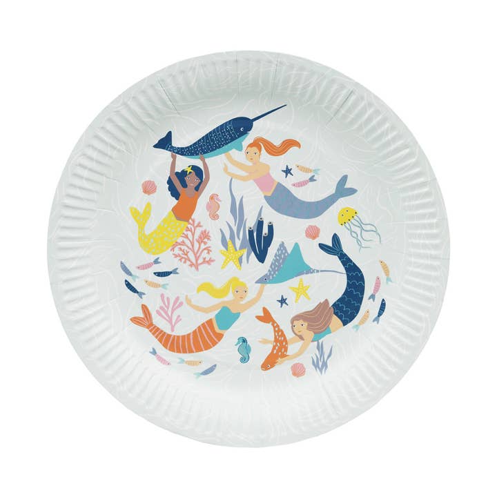 Pack de fête en forme de sirène | 16 invités | Fête d'anniversaire | pour la vente par Talking Tables USA