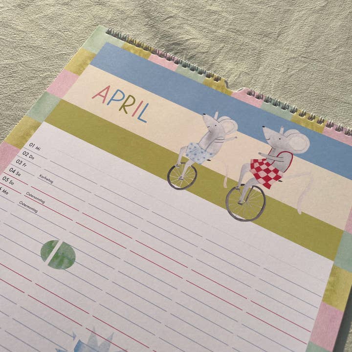 Hannahs Firlefanz - Wholesale Calendar - Family Calendar 2026 DIN A3 – 5 Columns7