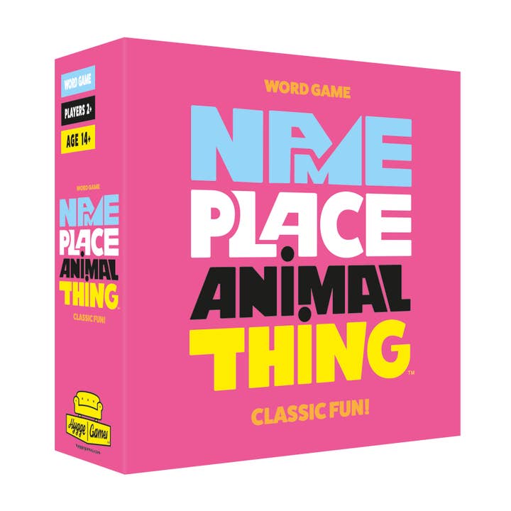 Hygge Games - Wholesale Card Game - Card Game - Name, Place, Animal, Thing