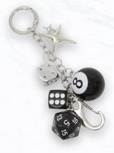 Game Lovers Charm Keychain for wholesale by Suzie Q USA