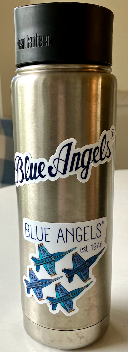 She Said It. - Wholesale Sticker - Blue Angels Script Logo Sticker1