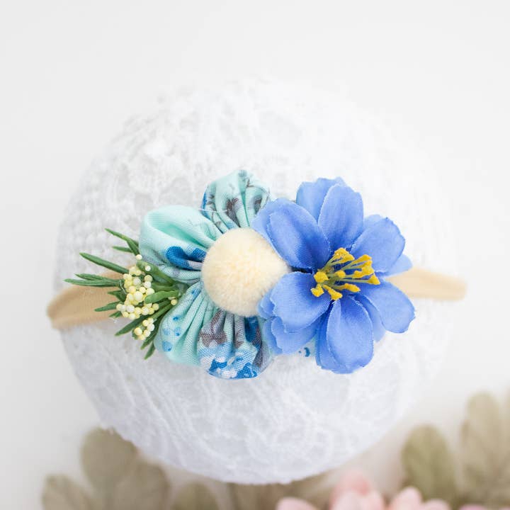 Diadema con flores, diadema de nylon, diadema, diadema para bebés para venta al por mayor de Girls' Dream